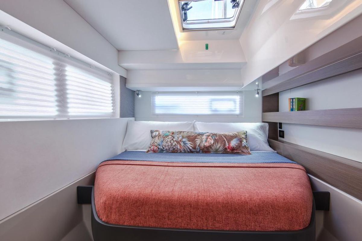 Cabin on Moorings 4200/4 Exclusive, a Leopard 42 catamaran at Općina Marina, Croatia