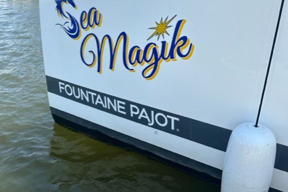 Sea Magik, a Fountaine Pajot Isla 40 catamaran at Charlotte Amalie, United States