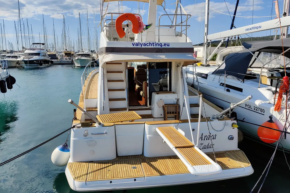 Exterior view of Ardea, a Beneteau Antares 13,80 yacht at Općina Sukošan, Croatia
