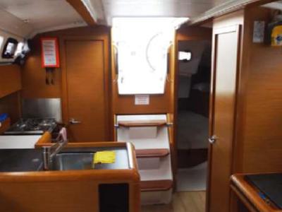 Galley of KIWI, a Bavaria Cruiser 36 sailboat at Kalkara, Malta