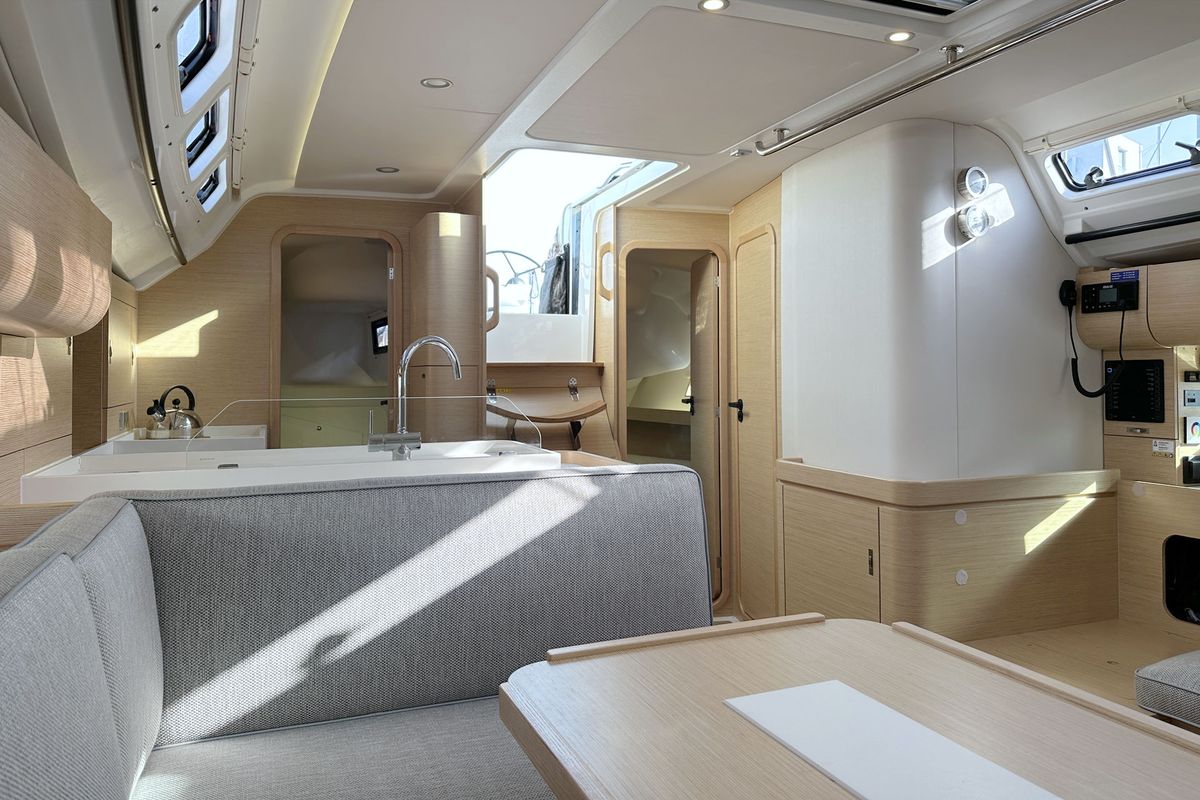 Salon of Hugo, a Dehler 46 SQ sailboat at Grad Pula, Croatia