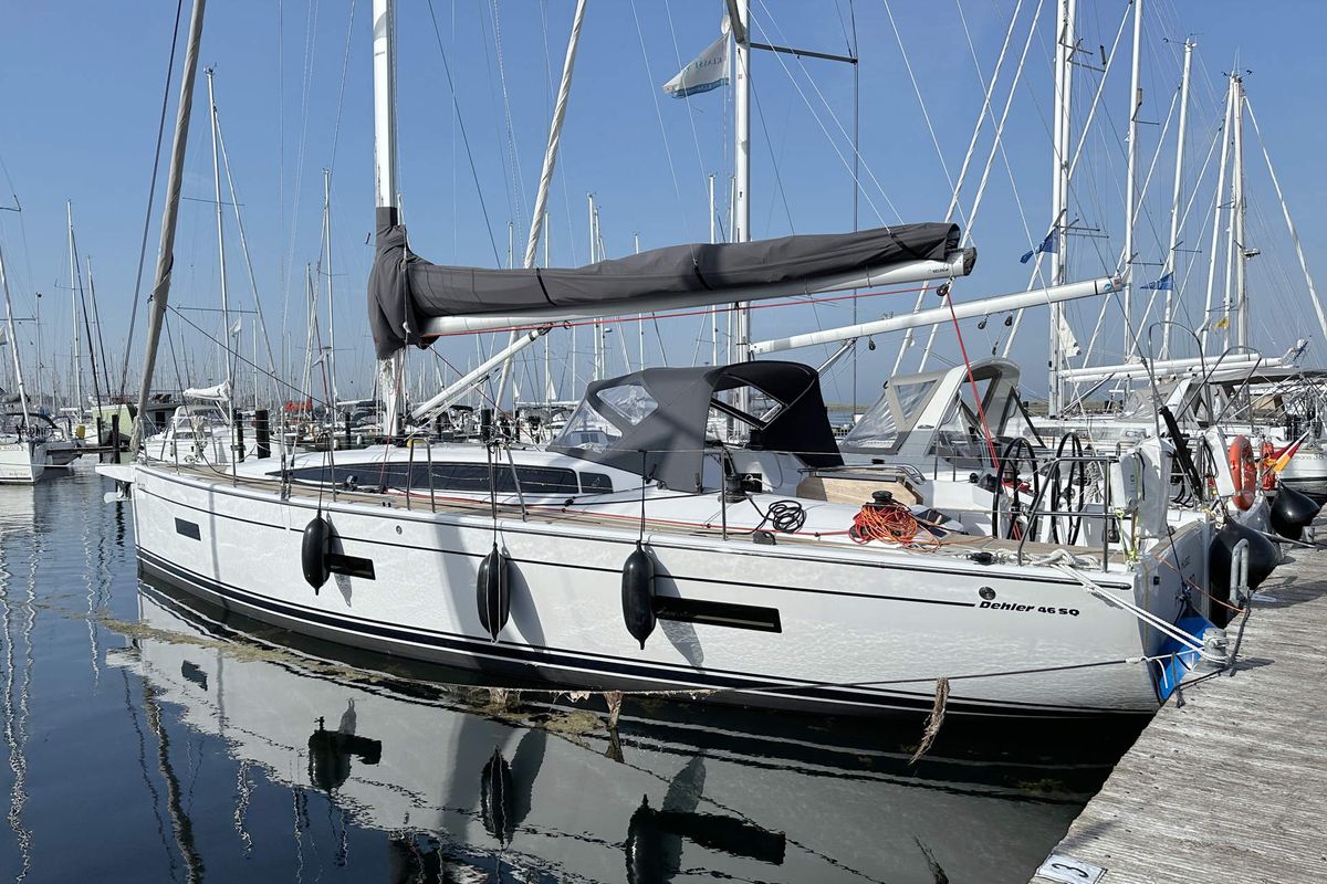 Salon of Hugo, a Dehler 46 SQ sailboat at Grad Pula, Croatia