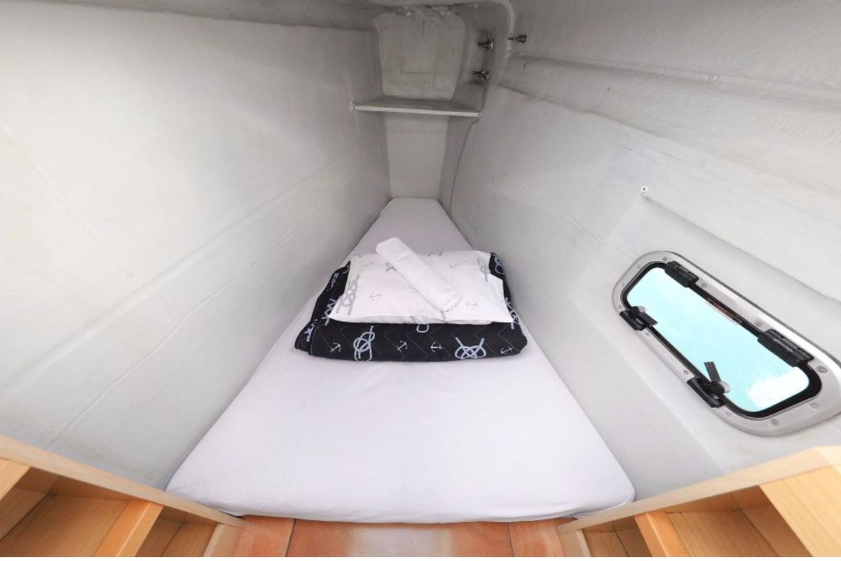 Cabin on ArMarg, a Lagoon 450 Fly catamaran at Baan Salak Phet, Thailand