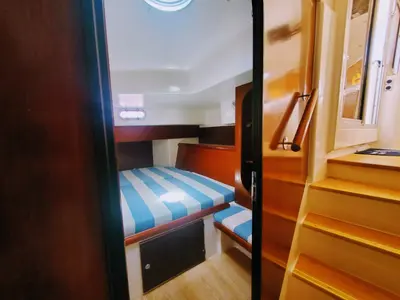 Cabin on Sampei, a Fountaine Pajot Lavezzi 40 catamaran at Izola / Isola, Slovenia