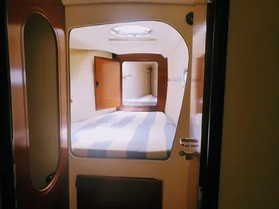 Cabin on Sampei, a Fountaine Pajot Lavezzi 40 catamaran at Izola / Isola, Slovenia