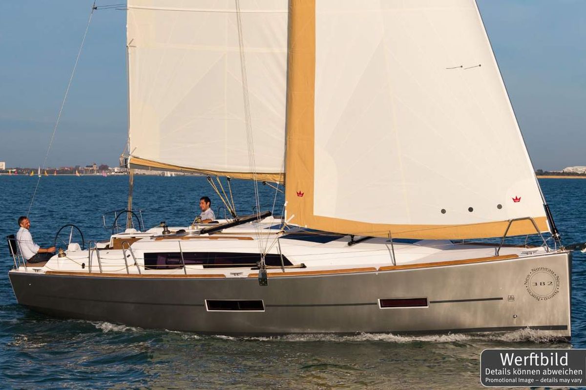 Freedom, a Dufour 382 GL sailboat at Barth, Germany