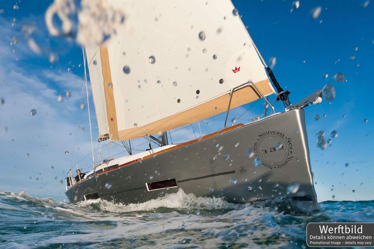 Freedom, a Dufour 382 GL sailboat at Barth, Germany