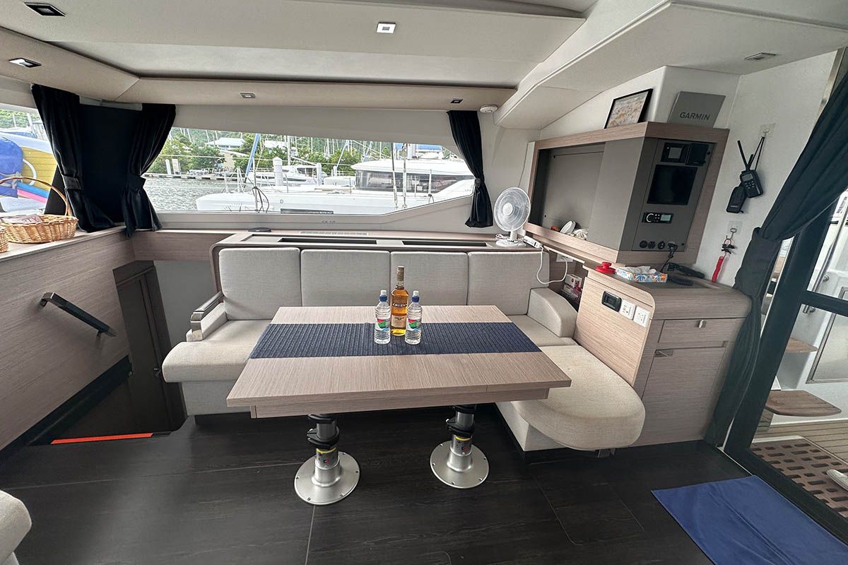 Endless Summer, a Fountaine Pajot Aura 51 catamaran at Road Town, British Virgin Islands