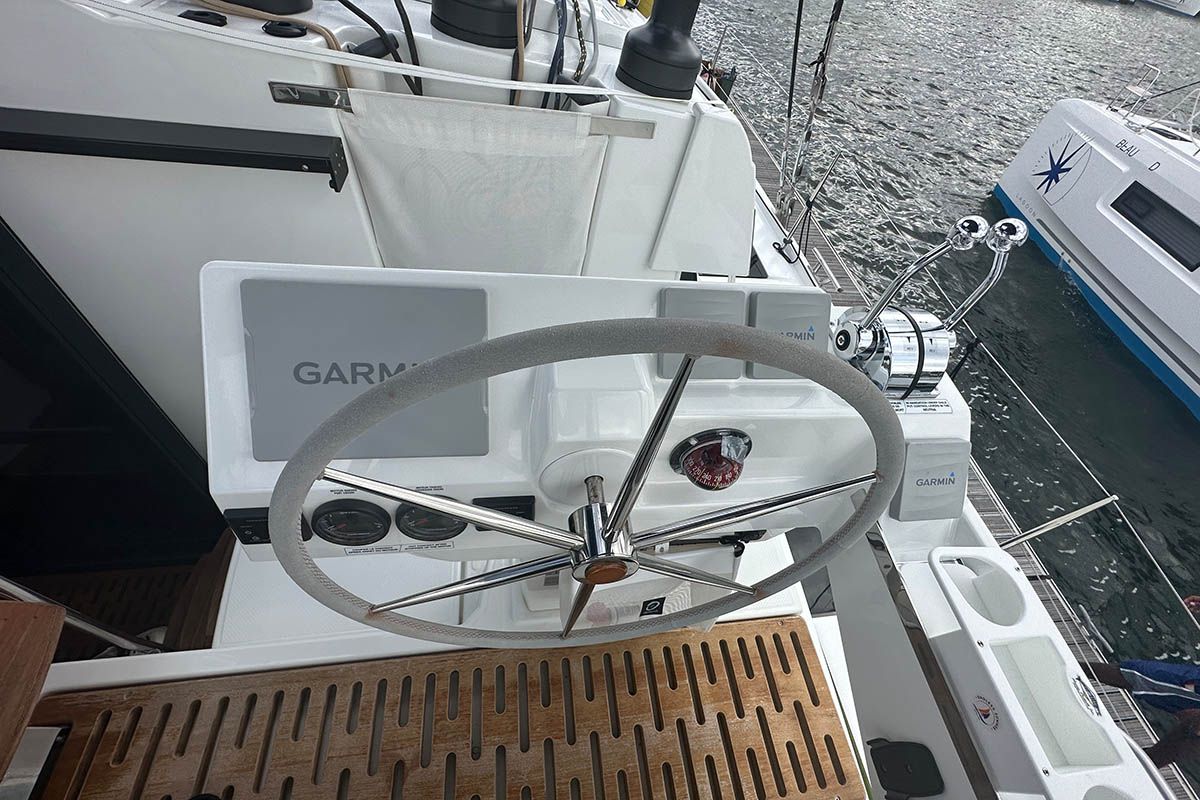 Endless Summer, a Fountaine Pajot Aura 51 catamaran at Road Town, British Virgin Islands