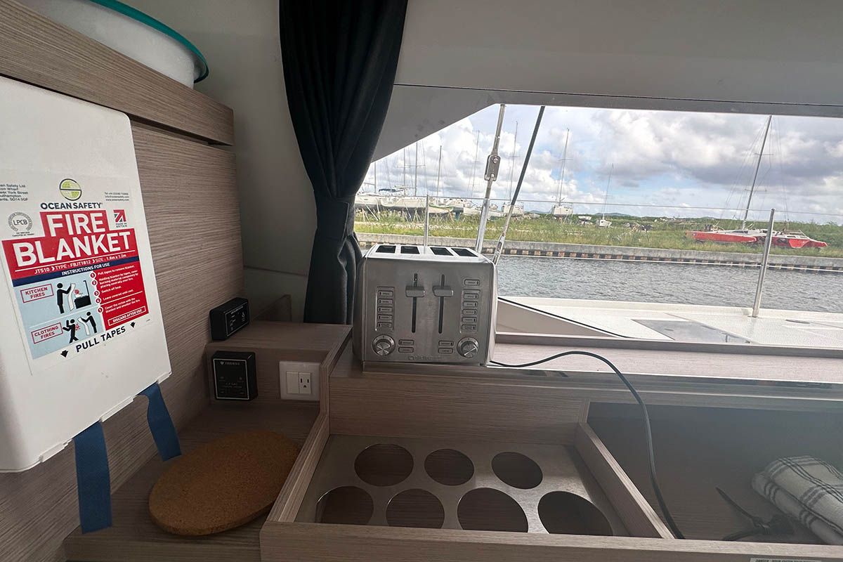 Endless Summer, a Fountaine Pajot Aura 51 catamaran at Road Town, British Virgin Islands