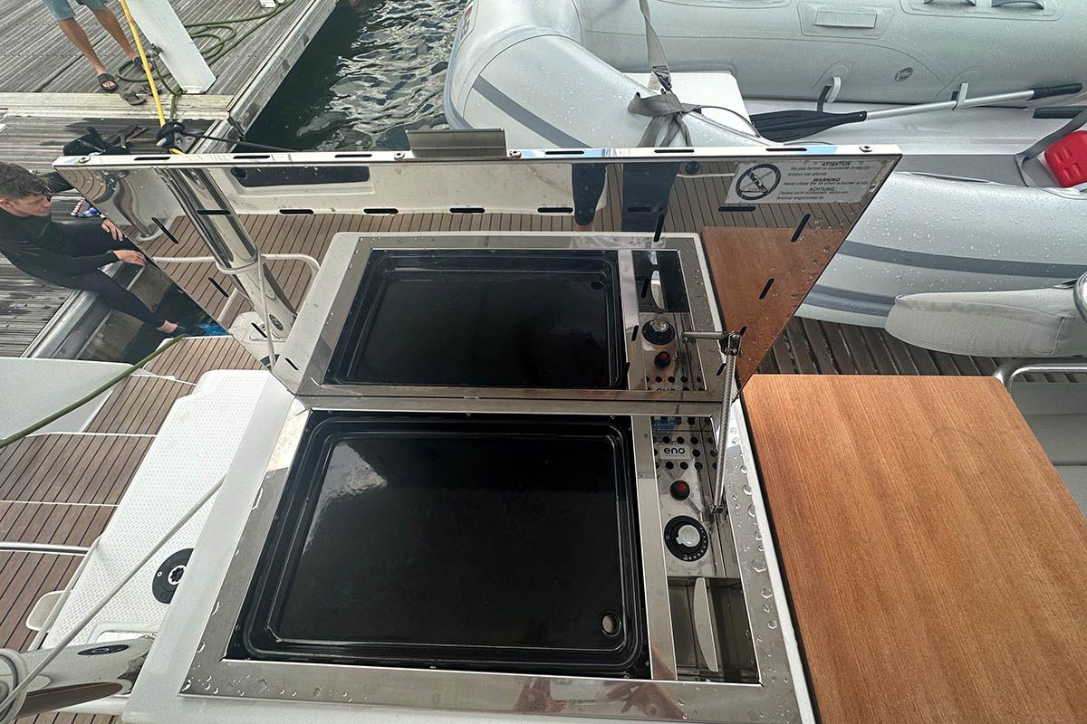 Endless Summer, a Fountaine Pajot Aura 51 catamaran at Road Town, British Virgin Islands