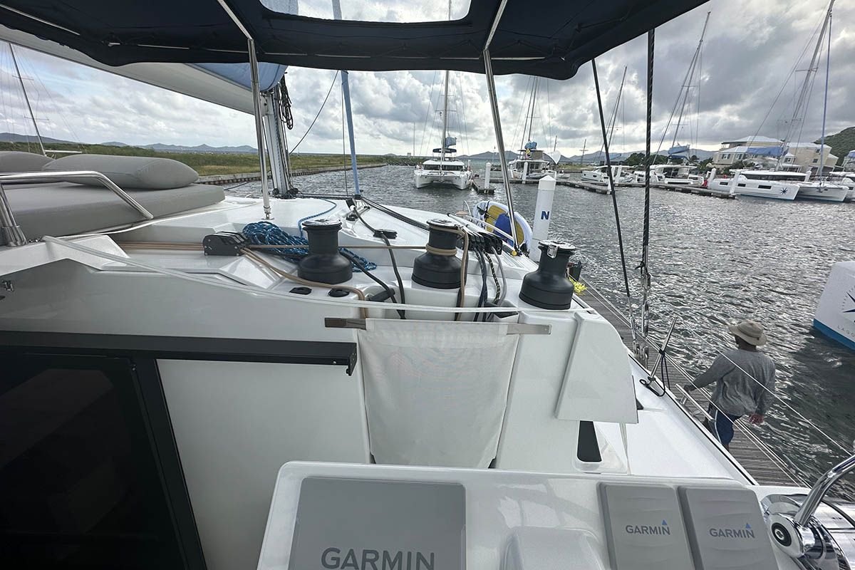 Endless Summer, a Fountaine Pajot Aura 51 catamaran at Road Town, British Virgin Islands