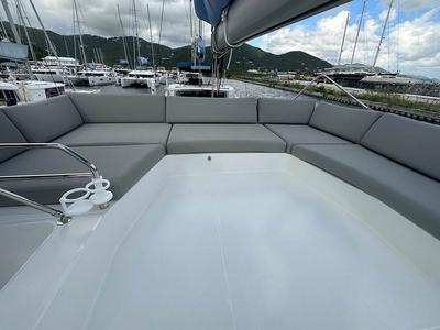 Endless Summer, a Fountaine Pajot Aura 51 catamaran at Road Town, British Virgin Islands