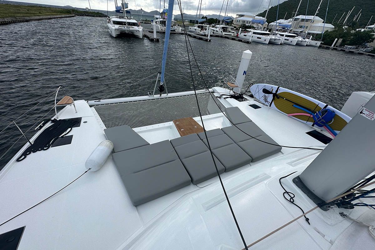 Endless Summer, a Fountaine Pajot Aura 51 catamaran at Road Town, British Virgin Islands