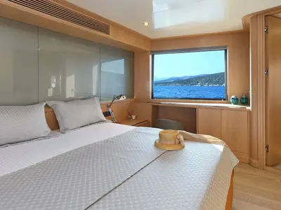 Ukiel, a Aegean Explorer M26 yacht at Olbia, Italy