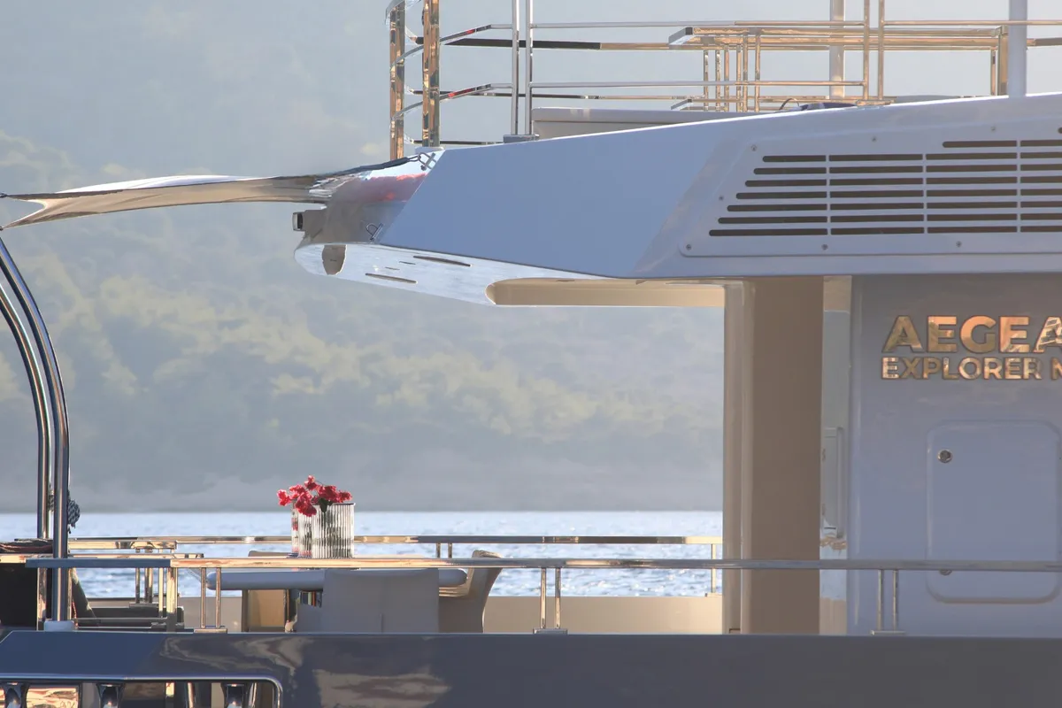 Ukiel, a Aegean Explorer M26 yacht at Olbia, Italy