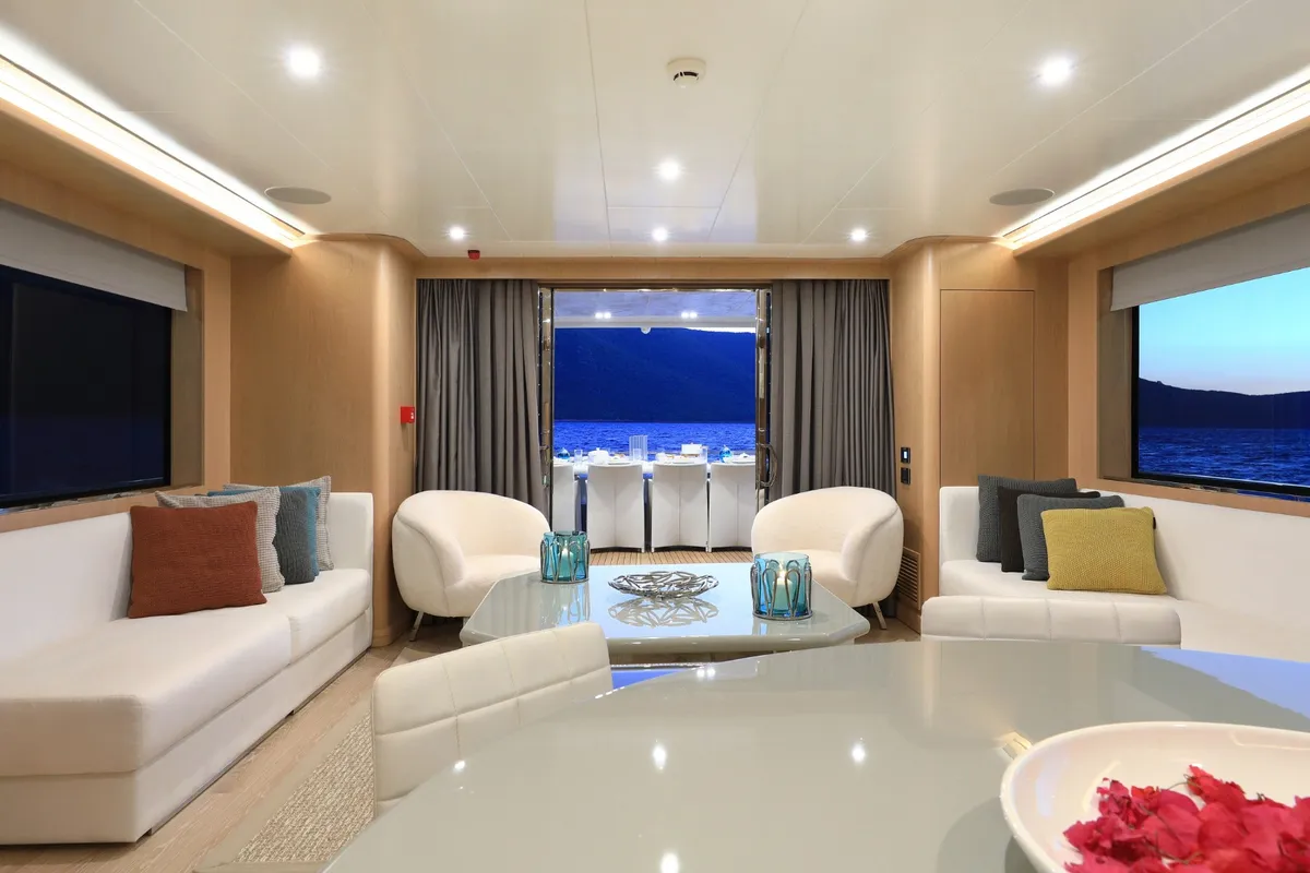 Ukiel, a Aegean Explorer M26 yacht at Olbia, Italy