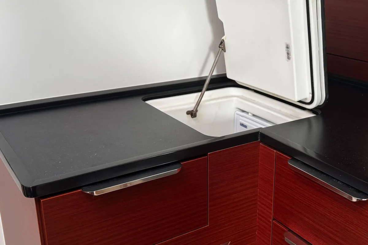 Galley of Venus, a Hanse Yachts Hanse 460 sailboat at Grad Biograd na Moru, Croatia