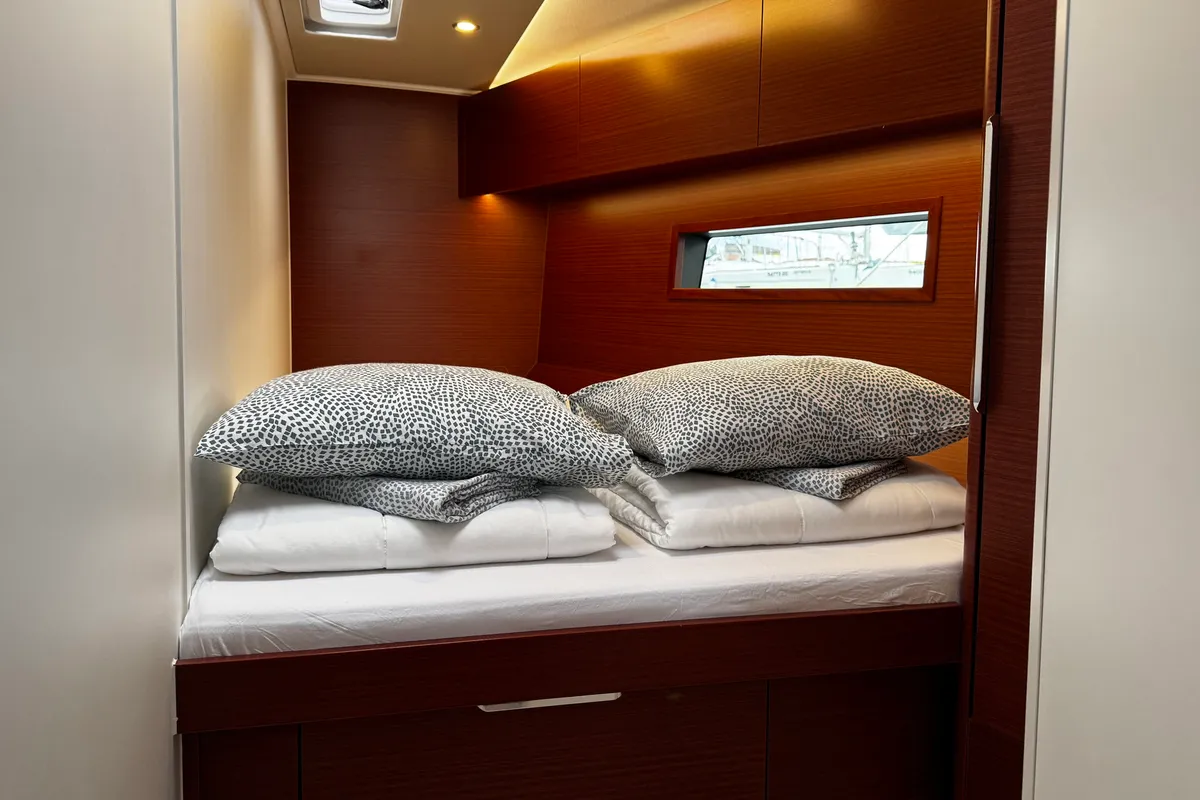 Cabin on Venus, a Hanse Yachts Hanse 460 sailboat at Grad Biograd na Moru, Croatia