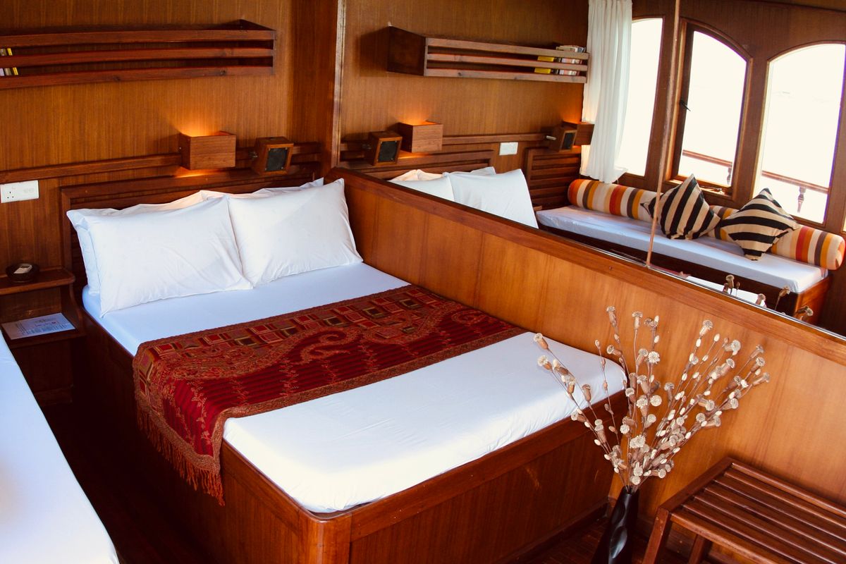 Cabin on Stella 2, a Gulet Wooden motor yacht yacht at Malé, Maldives