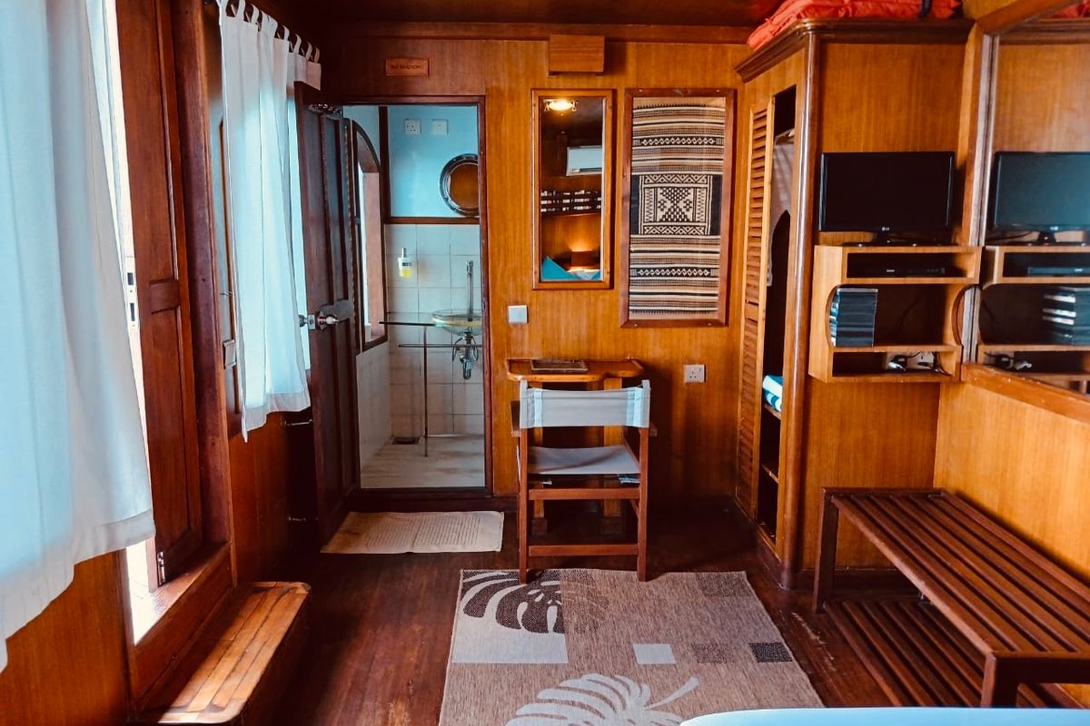 Cabin on Stella 2, a Gulet Wooden motor yacht yacht at Malé, Maldives