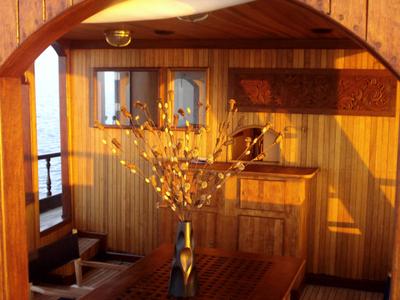 Salon of Stella 2, a Gulet Wooden motor yacht yacht at Malé, Maldives