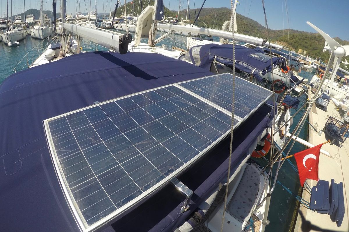 Yilki, a Bavaria 43 Cruiser sailboat at Fethiye, Turkey