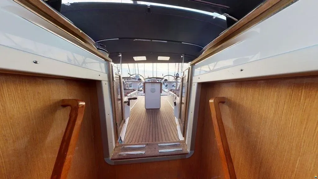 Cabin on Star Isabella , a Bavaria Cruiser 50 sailboat at Punat, Croatia