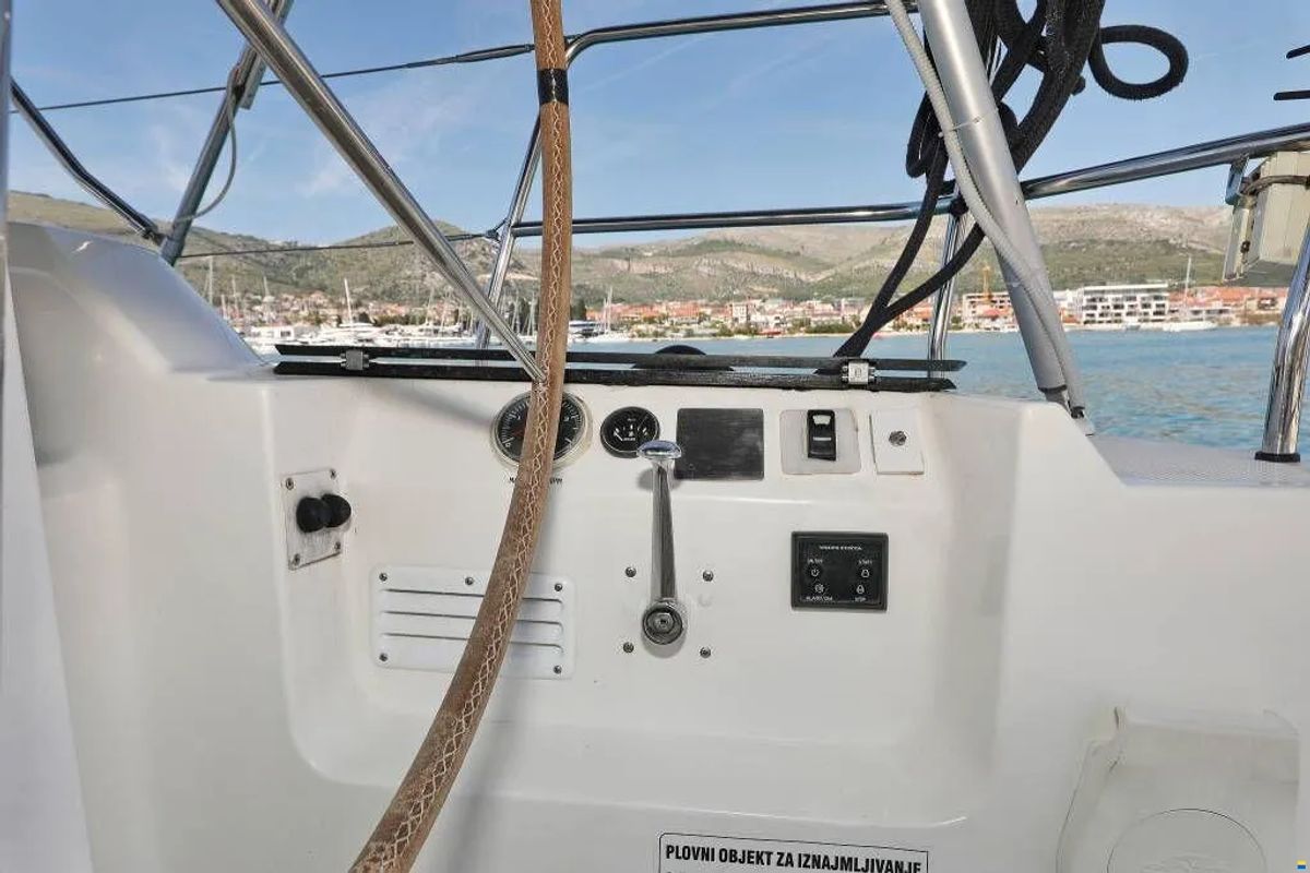 Galley of Star Isabella , a Bavaria Cruiser 50 sailboat at Punat, Croatia