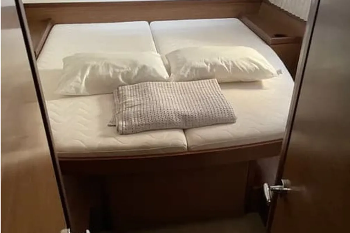 Cabin on Tethys, a Lagoon 42 catamaran at Municipal Unit of Lefkada, Greece