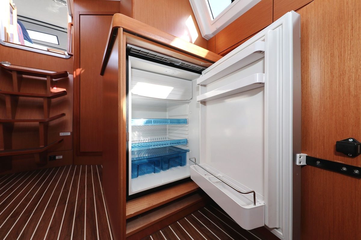Galley of Summer Jazz, a Bavaria Cruiser 46 sailboat at Grad Biograd na Moru, Croatia