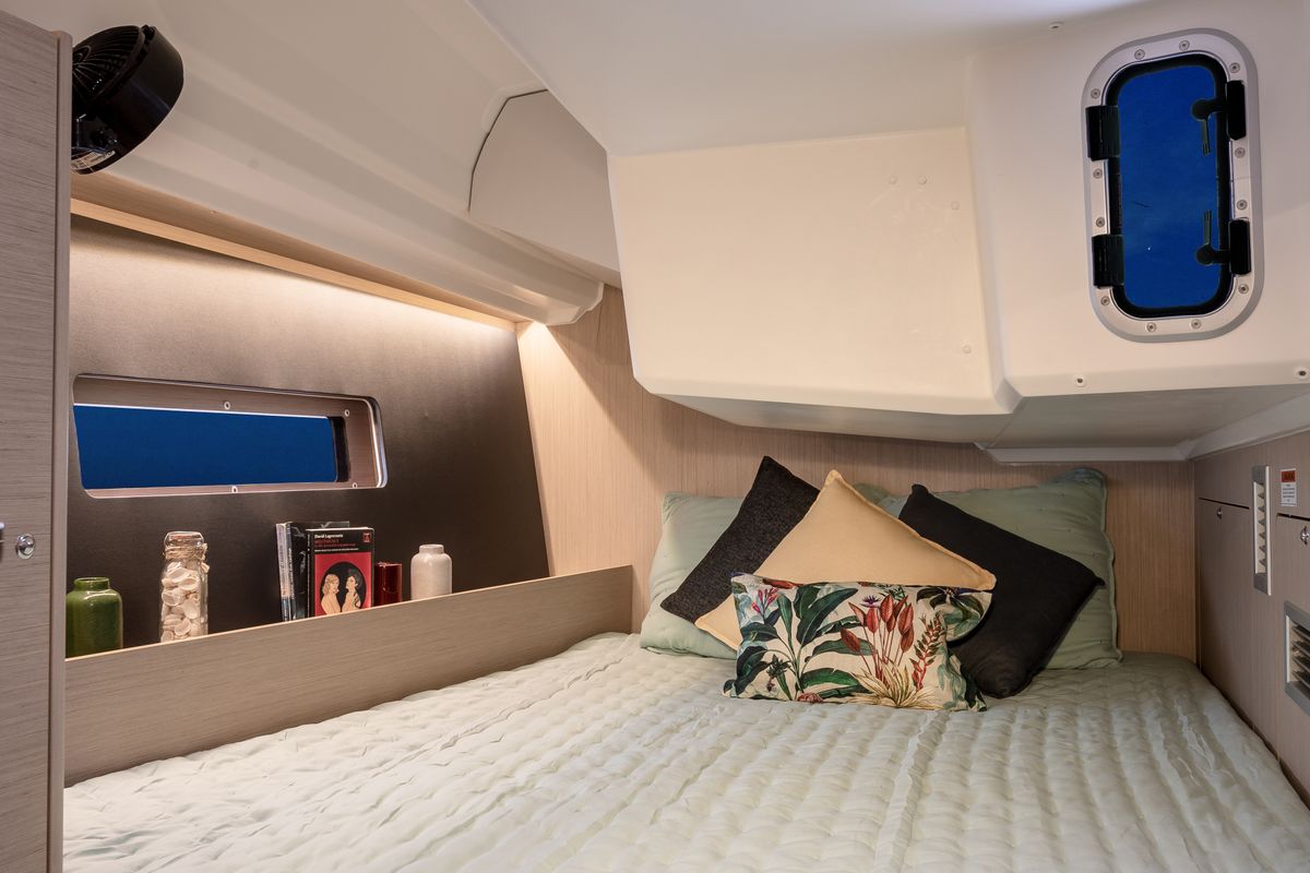 Cabin on Bunny Girl, a Beneteau Oceanis 40.1 sailboat at Road Town, British Virgin Islands
