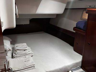 Cabin on Chrysa M, a Beneteau Oceanis Clipper 473 sailboat at Municipal Unit of Lefkada, Greece