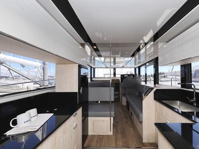 Galley of Time Out, a Cobra Yachts Seamaster 45 yacht at Općina Sukošan, Croatia