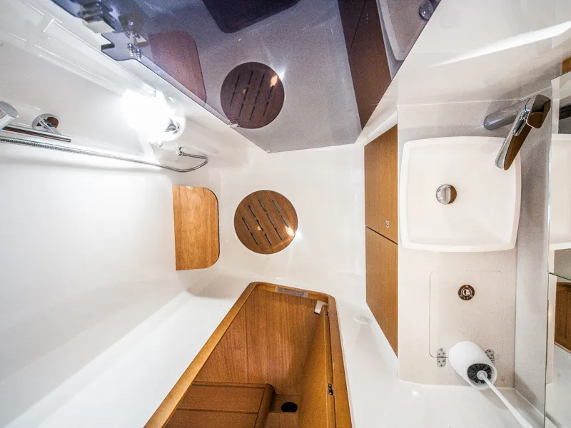 Head on MALIN (owner version, new sails 2024., air condition, generator), a Dufour 460 Grand Large sailboat at Primošten, Cr…