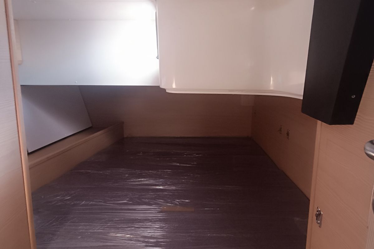 Cabin on Dona, a D&D Kufner 50 sailboat at Punat, Croatia