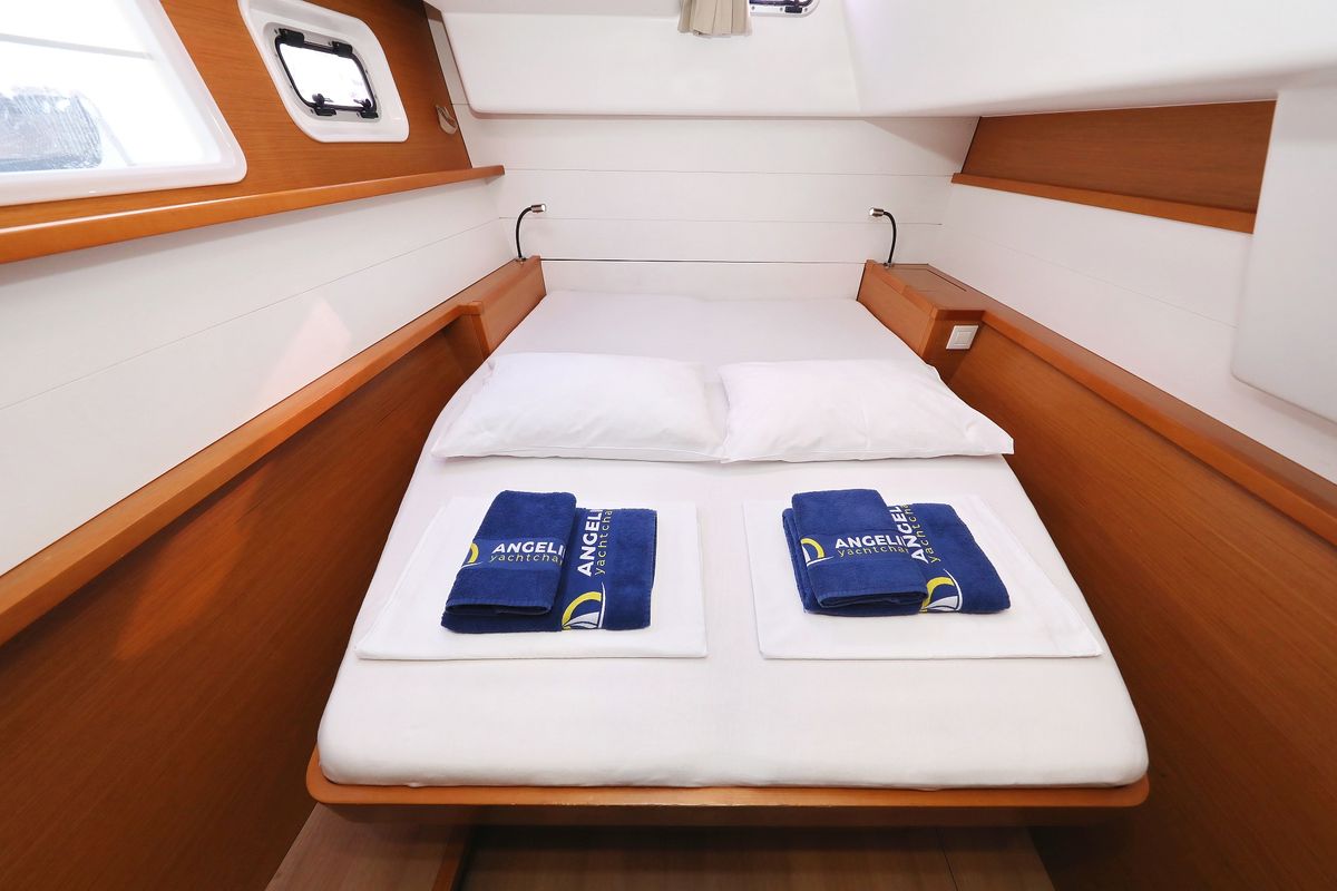 Cabin on Dorka V, a Lagoon 450 catamaran at Grad Vodice, Croatia