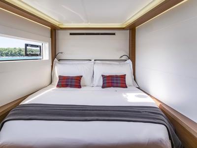 Cabin on Vuk, a Lagoon 46 catamaran at Seget Donji, Croatia