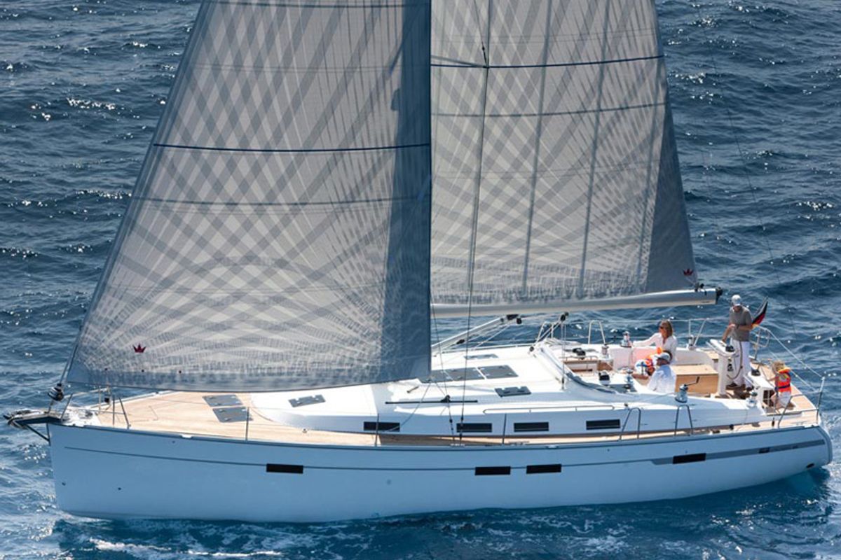 Figaro, a Bavaria Cruiser 45 sailboat at Općina Sukošan, Croatia