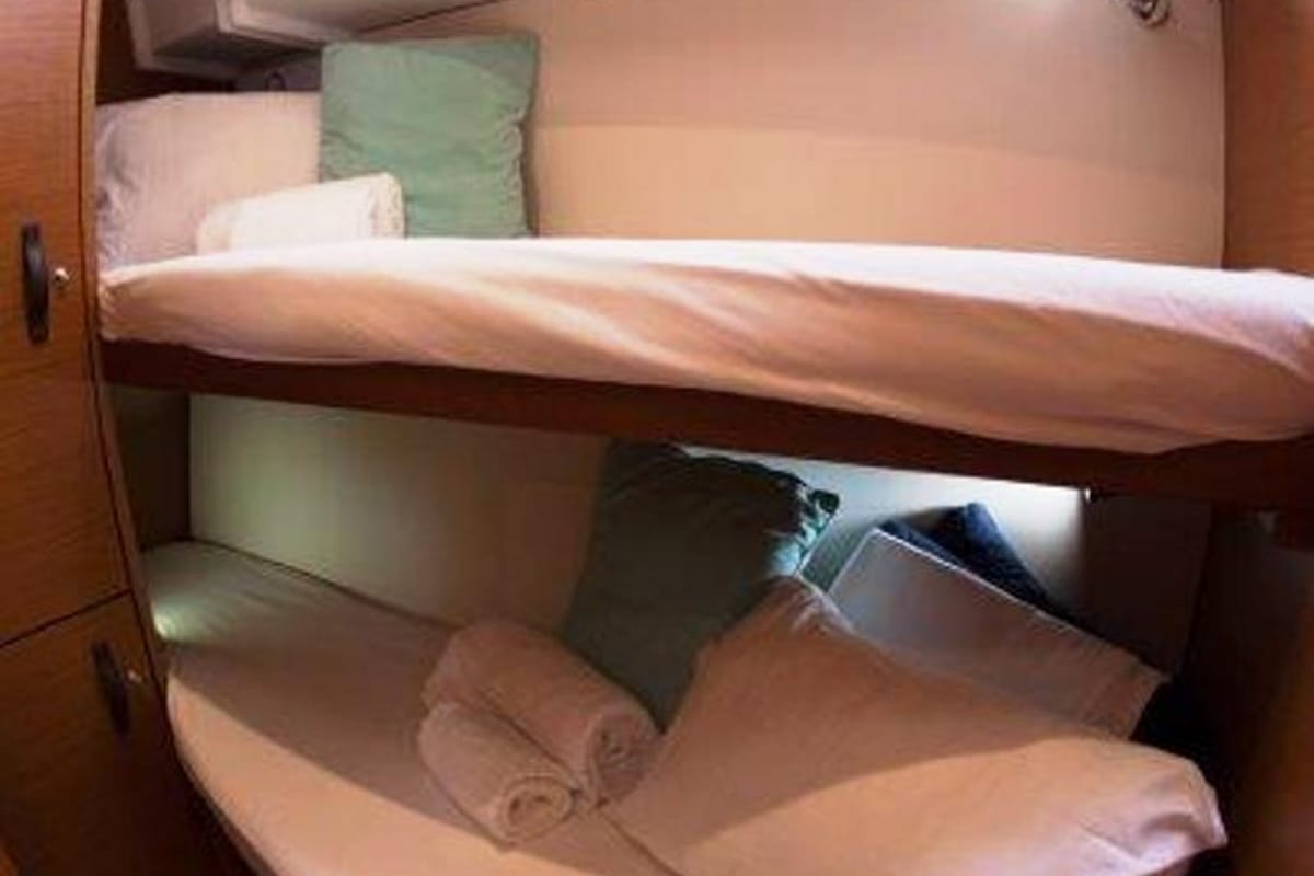Cabin on Pelagic Sail, a Jeanneau 54 sailboat at Municipal Unit of Ellomenos, Greece