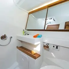 Head on Premium, a Jeanneau Sun Odyssey 440 sailboat at Bodrum, Turkey