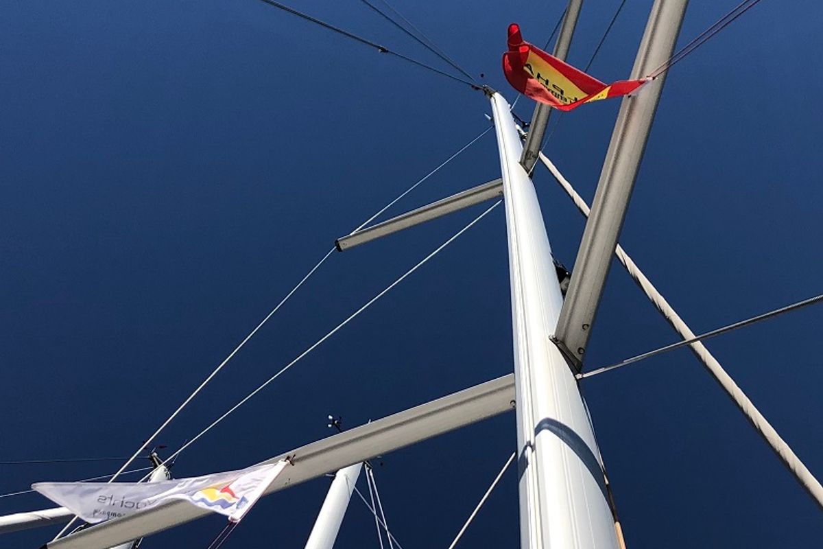 Orsalia, a Bavaria Cruiser 46 sailboat at Preveza, Greece
