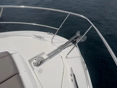 Deck of Serendipity I, a Prestige 500 motorboat at Grad Šibenik, Croatia