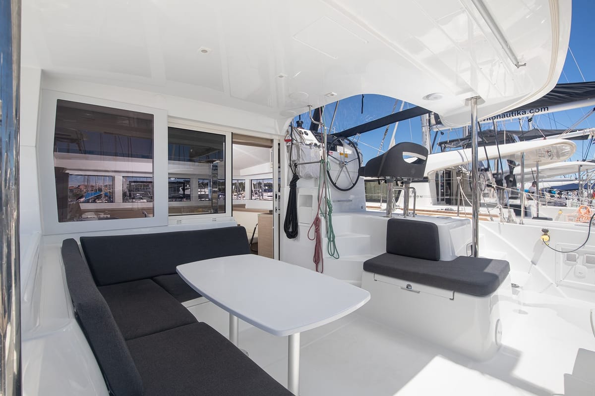 Cabin on Mare Ipanema, a Lagoon 40 catamaran at Općina Medulin, Croatia
