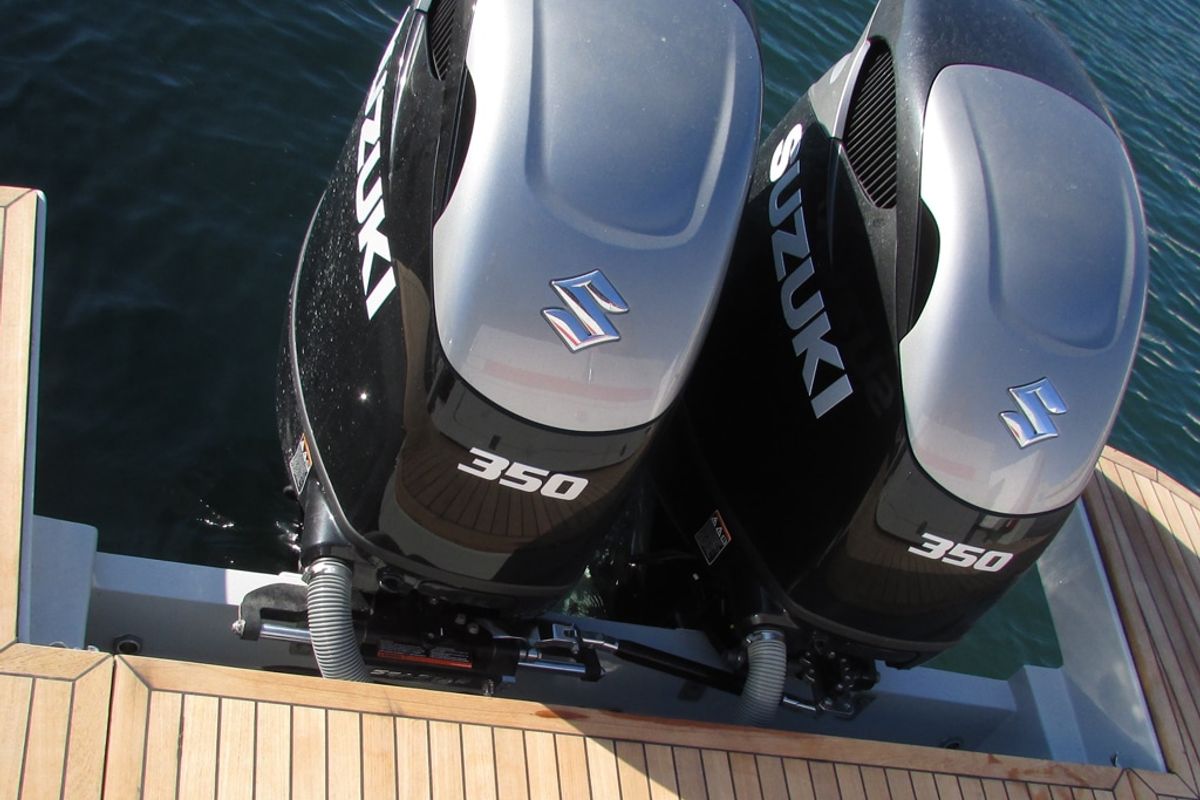 Federika III, a Gulet Italyure 38 motorboat at es Jonquet, Spain