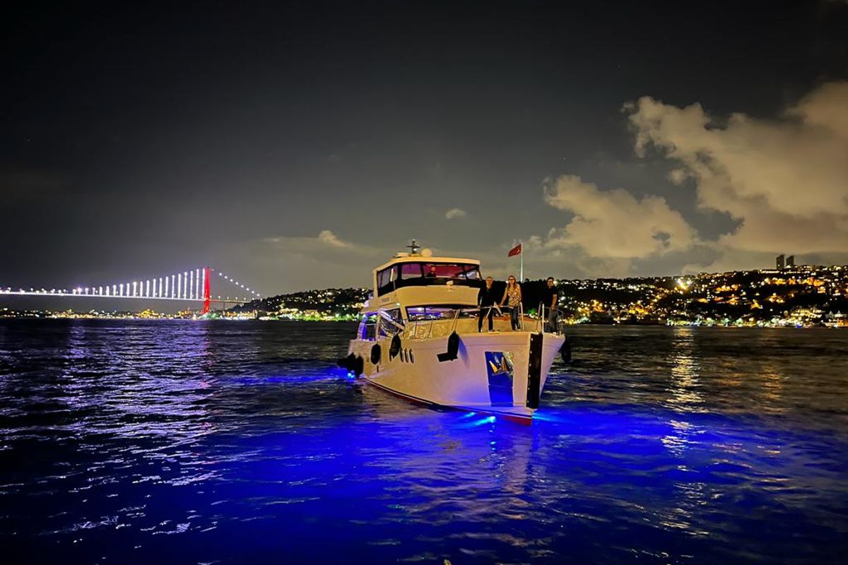 Exterior view of Defne Sultan, a Gulet Motoryacht motorboat at Kadıköy, Turkey