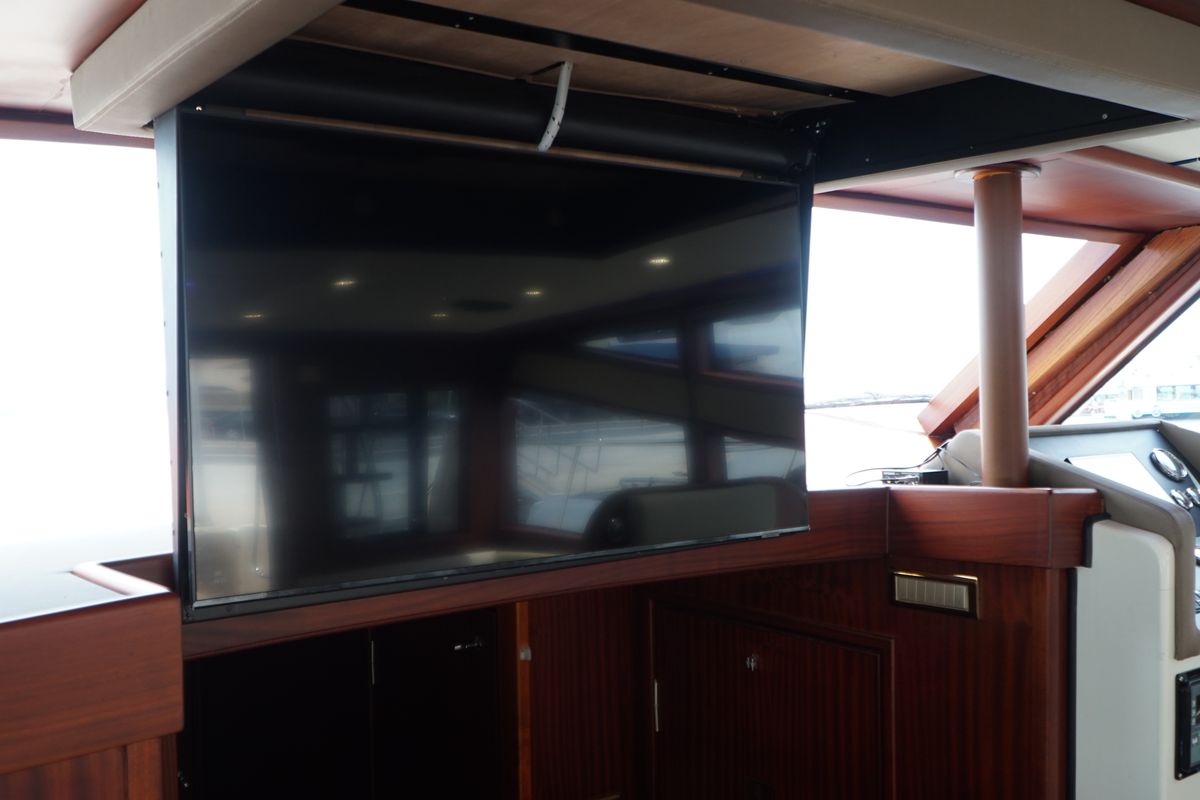 Deck of Defne Sultan, a Gulet Motoryacht motorboat at Kadıköy, Turkey
