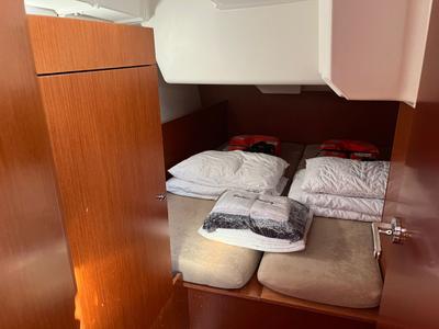 Cabin on Sailor Mercury, a Beneteau Oceanis 38.1 sailboat at Split, Croatia