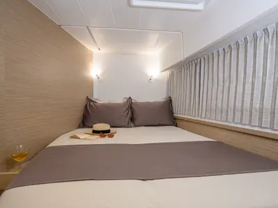 Cabin on Katharina, a Lagoon 42 catamaran at Grad Trogir, Croatia