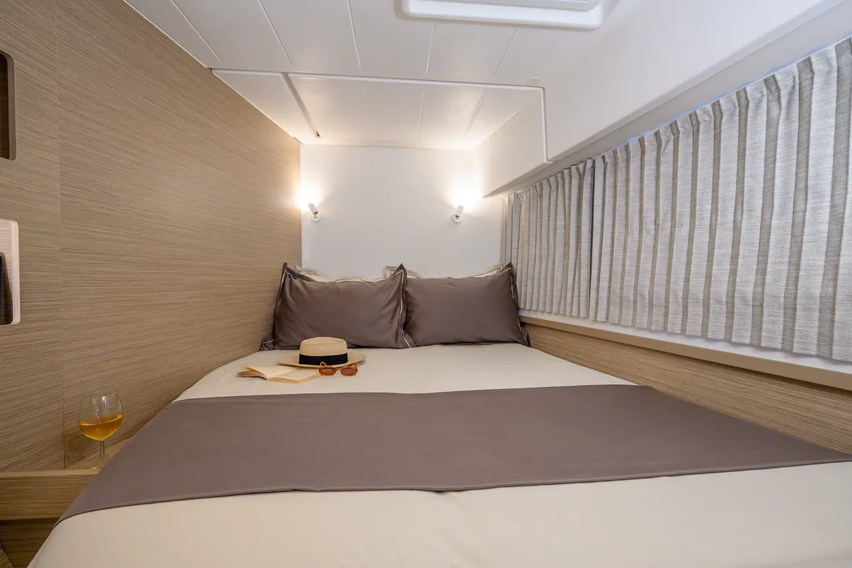 Cabin on Katharina, a Lagoon 42 catamaran at Grad Trogir, Croatia